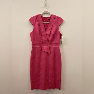 David Meister Pink Midi Dress